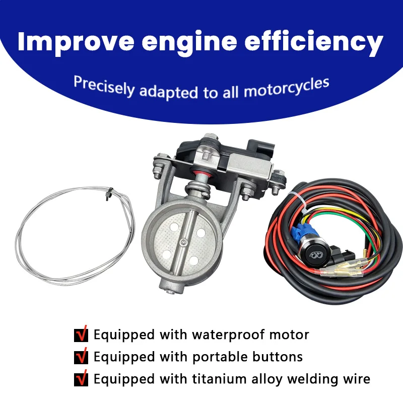 Modification and installation of titanium alloy and stainless steel electronic valves on motorcycle exhaust pipes - Image 3