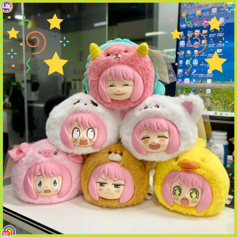 EAKI In Stock Spy Playing House Animal Party Series Blind Box Anime Figure Figures Pendants Dolls Decorative Toys Surrounding