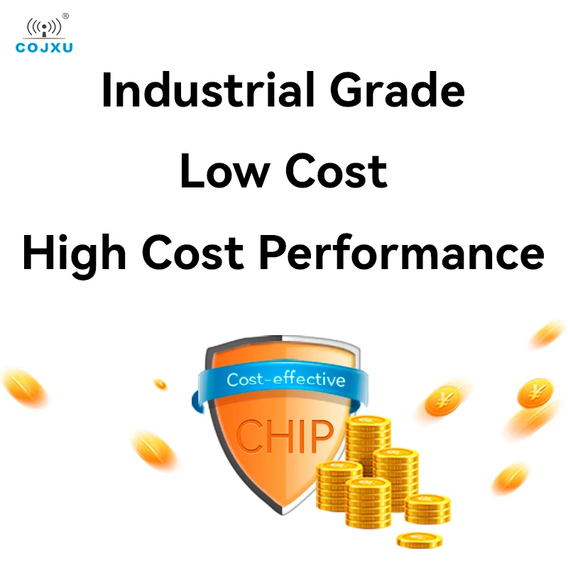 Модуль беспроводной передачи данных 433 МГц COJXU E49-400T30D 30 дБм SMA Антенна DIP Беспроводной модуль с низким энергопотреблением
