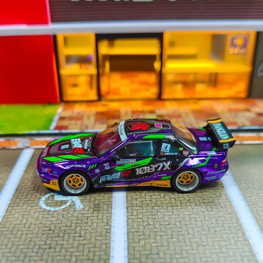 POP RACE 1:64 RT Test TYPE-01 1087X Pandem S13 APAxpo مجموعة نماذج سيارة من خليط معدني للمناسبات الخاصة (بدون صندوق) #3