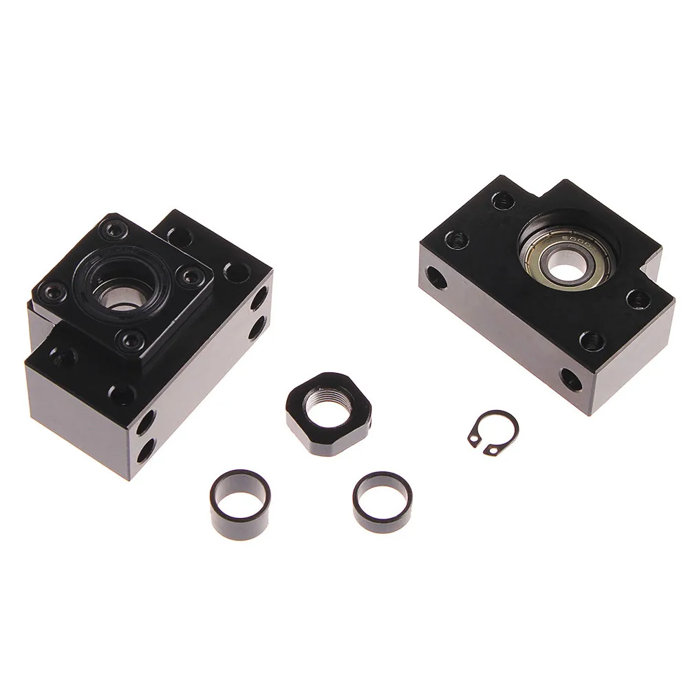 RM1605 Set SFU1605 Rolled Ball Screw C7 With End Machined+1605 Ball Nut + Nut Housing+BK/BF12 End Support +Coupler For CNC Parts