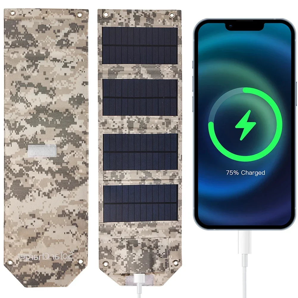 500W-800W High-Power Foldable Solar Charger with Multi-Device USB 5V Output - Complete Charging Kit for Outdoor Adventures