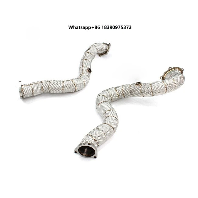 High Performance Car Exhaust System for RS6 RS7 2013-2015 4.0T Exhaust Downpipe