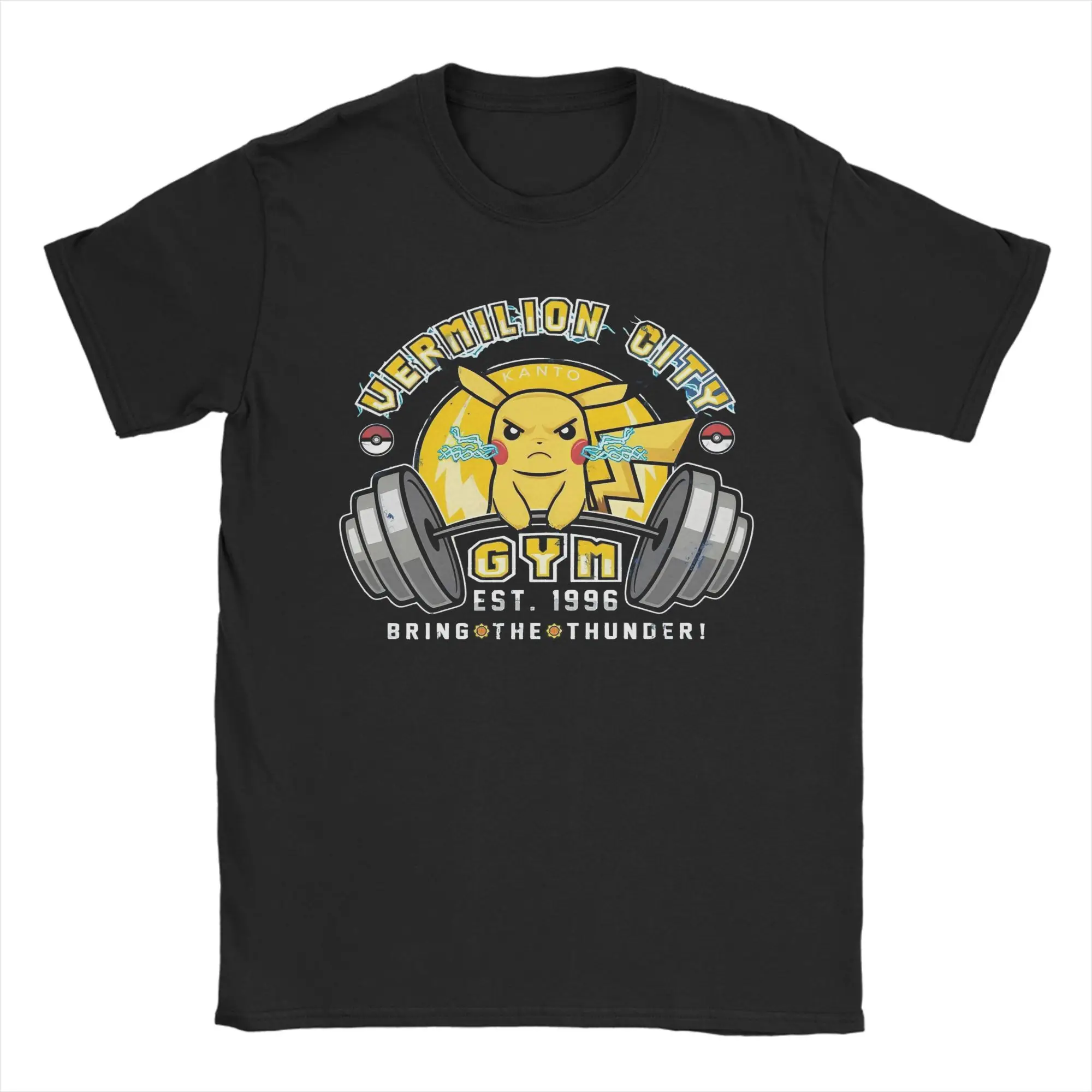 ullzang-pokemoned-gym-cartoon-camiseta-masculina-de-algodao-manga-curta-pikachu-gola-redonda-verao-tops-camisas