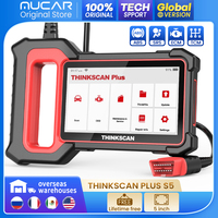 THINKCAR Thinkscan Plus S5 S6 OBD2 Auto Scanner diagnostic tools with ECM TCM ABS SRS system 5 resets Code Reader lifetime free