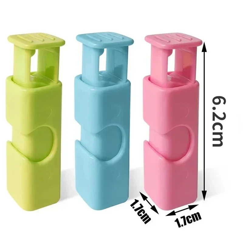 12/1Pcs Reusable Food Sealing Clips Plastic Pocket Sealing Clamp Snack Bread Bag Clips Household Grain Vegetable Storage Clamp