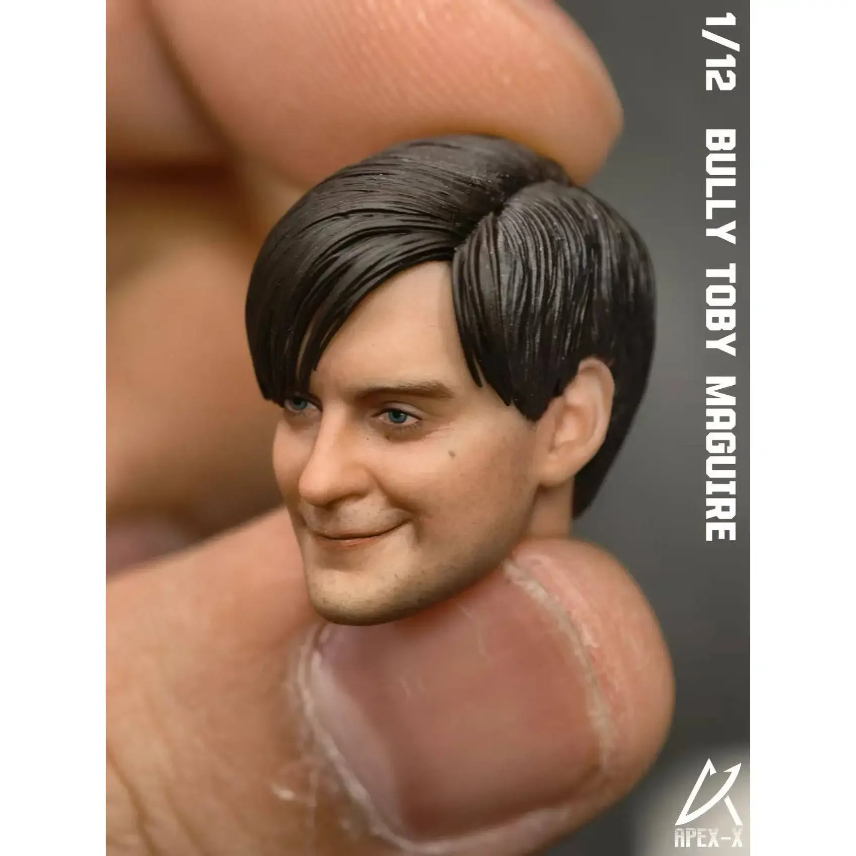 New arrival Apex-X 1/12 Toby The Bully Maguire Painted Finished Head Sculpt, Collectible Gift Toy