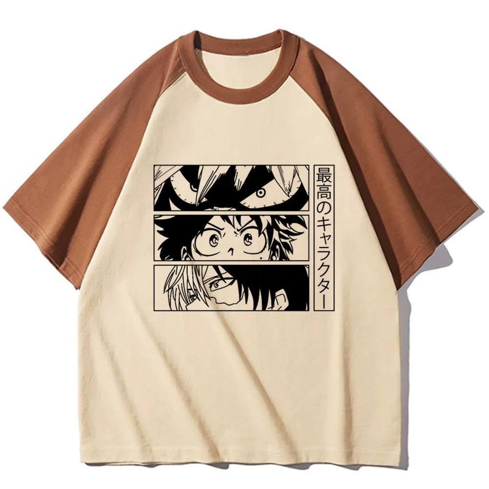 爆豪-女性用Tシャツ,日本のアニメブラウス,若いブラウス,女の子の服,原宿,2000年代