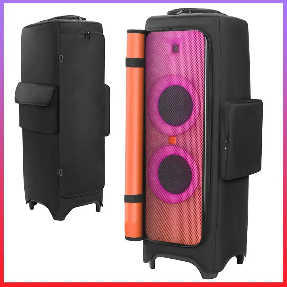 

Speaker Dust Cover with Mic Pocket Portable Speaker Dust Case Wear Resist Double-Sided Speaker Storage Bag for JBL PARTYBOX 1000