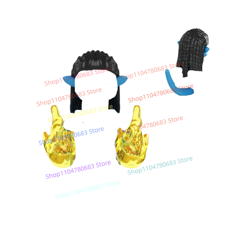 

Конструктор MOC: Мини-фигурки, Синяя сборная модель персонажа для демонстрации, Игрушка с персонажем из аниме/ТВ, Праздничный подарок, Коллекционный предмет