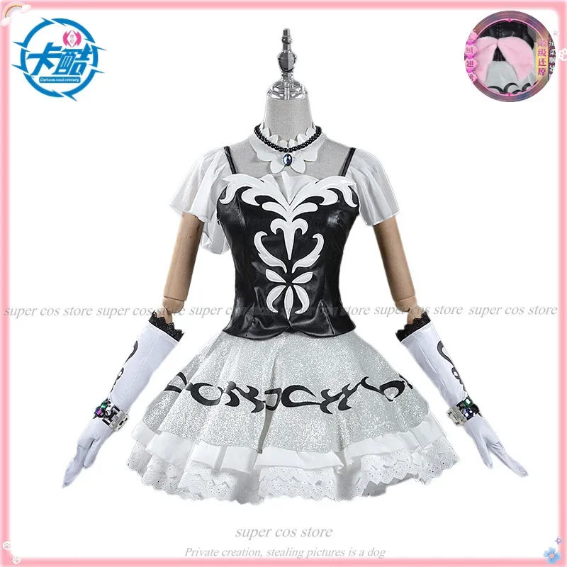Anime Pripara Hojo Sophy Costume Cosplay Solami Sorriso Gonna bianca Uniforme Abito da principessa Donna Sexy Bellissimo vestito da festa di carnevale