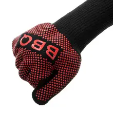 Heat-Resistant BBQ Silicone Gloves #6