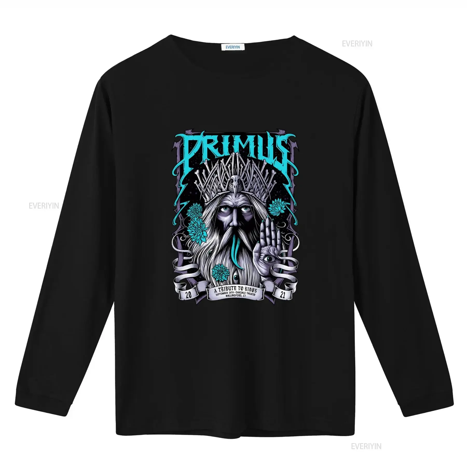 Cotton T Shirt Primus A Tribute To Kings 2022 US Tour Concert Print vintage Washed Stylish Versatile Soft graphic
