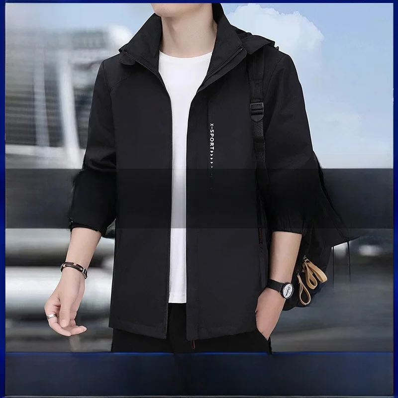 

Men's Fce Lined Jaet Coat Casual Thiened Autumn Winter New Sle Versatile Large Size Comfortable Fit Modern Sle