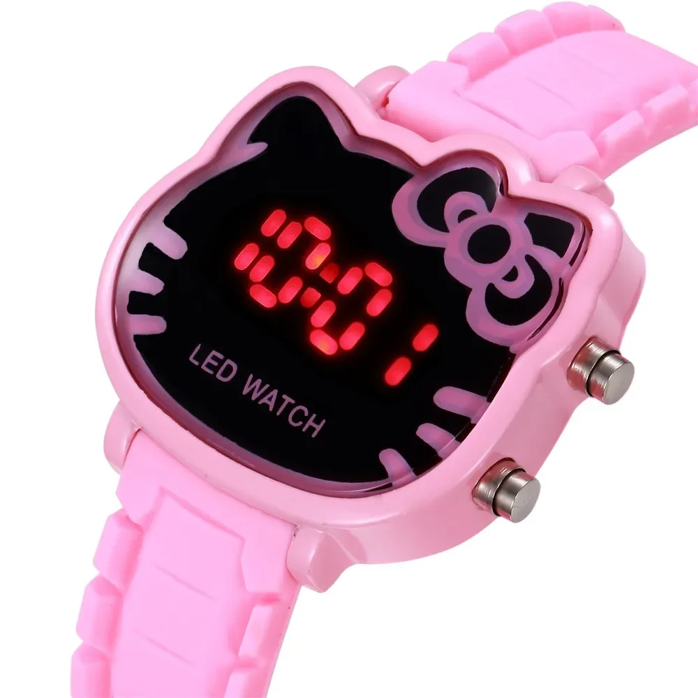 Children\'s Fashion Watch Simple LED Digital Watches for Kids Cute Cartoon Pattern Wristwatch Decoration Toys for Boys Girls