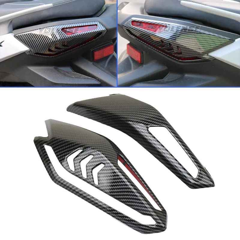 Motorcycle Rear Turn Signal Light Shields Protection Tail Shell Flashing Light Cover Cap For YAMAHA XMAX300 X-MAX300 XMAX 300