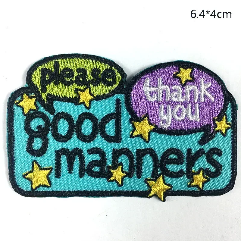 Hot-saleLove Cloud Trash Can Schoolbag Embroidery Ironing Sticker with Adhesive Back Burnt Edge DIY Design for Clothing