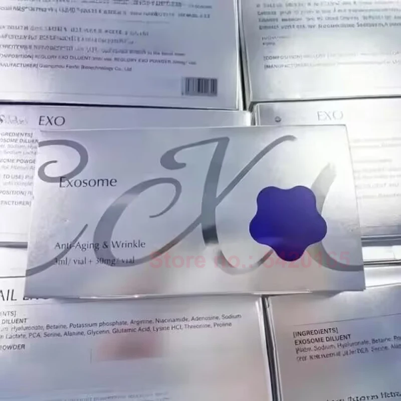 Effective Exosomes PLUS Skin Booster Facial Lyophilized Powder Serum For Dermapen Serum Exoma Moisturize Fine Lines Beauty