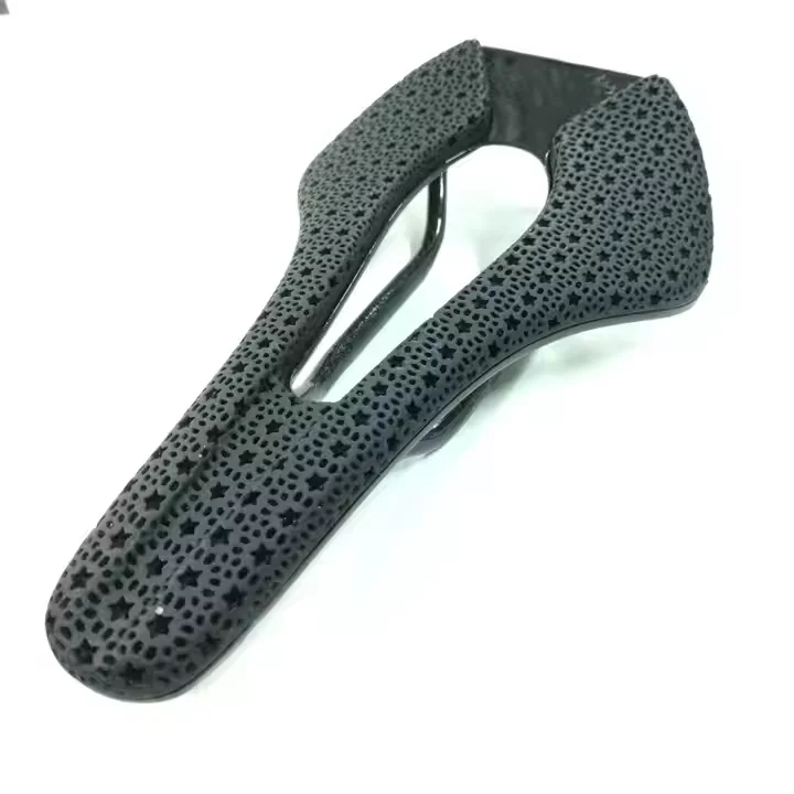 

Высокопроизводительное гоночное седло из углеродного волокна — полое сиденье для горного велосипеда с 3D-печатью