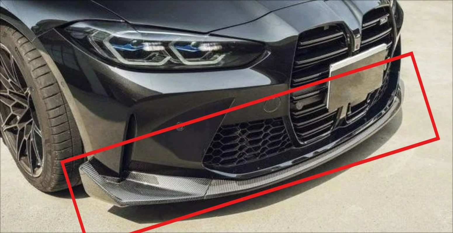 

Glossy-Finish FORBMW G80 M3 G82 G83 M4 Front Lip Carbon Fiber 2022