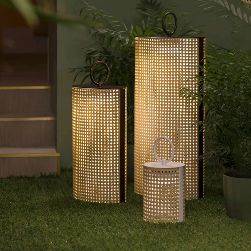

Outdoor Light Waterproof Garden Light Outdoor Lawn Light Villa Garden Terrace Rechargeable Portable Decoration