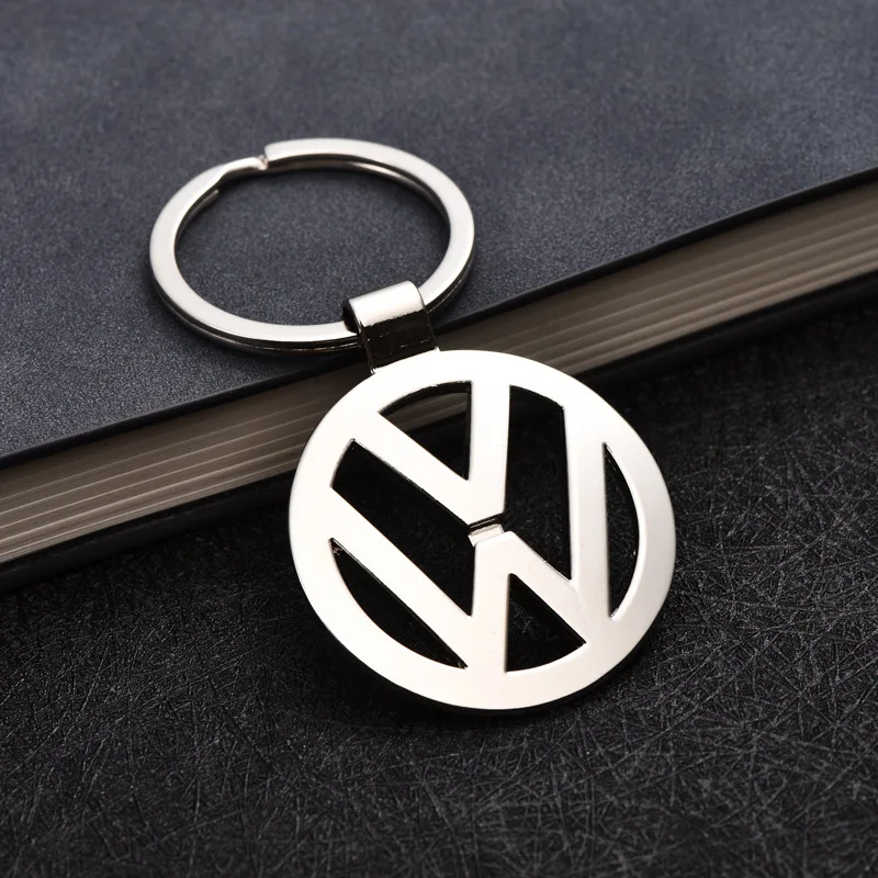 Car Logo Metal Hollow Key Ring Accessories for Volkswagen VW Passat B5 B6 B7 Polo Tiguan Golf Scirocco Lavida Touran Magotan