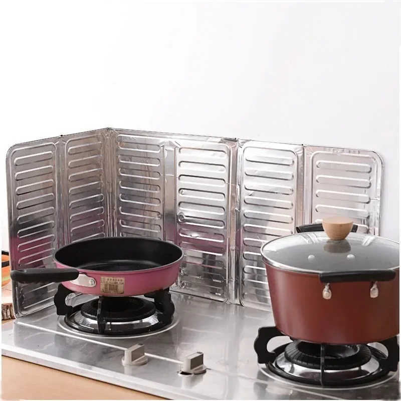1Pcs Kitchen Cooking Frying Oil Splashing Protection Gas Stove Oil Removal Rust Kitchen Guard Against Stove Oil Splash Plate
