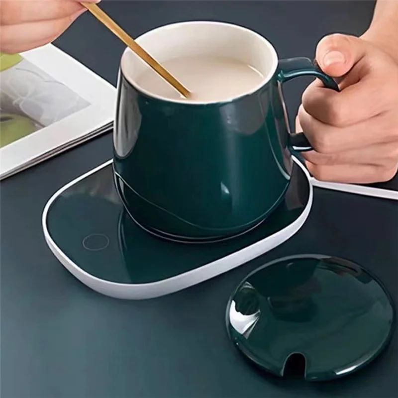 

ABUS-Coffee Thermostat Настольный термостат для кофейной чашки, подходит для любителей кофе, свеча, чай с молоком, подарок, вилка европейского стандарта