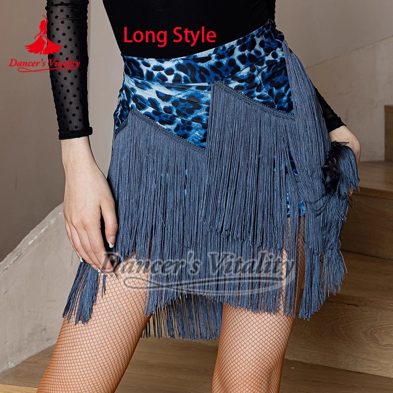 Glands de danse du ventre latine, écharpe de hanche, jupe à bandes une pièce, ceinture d'entraînement pour femmes adultes, vêtements de concours professionnels Sexy