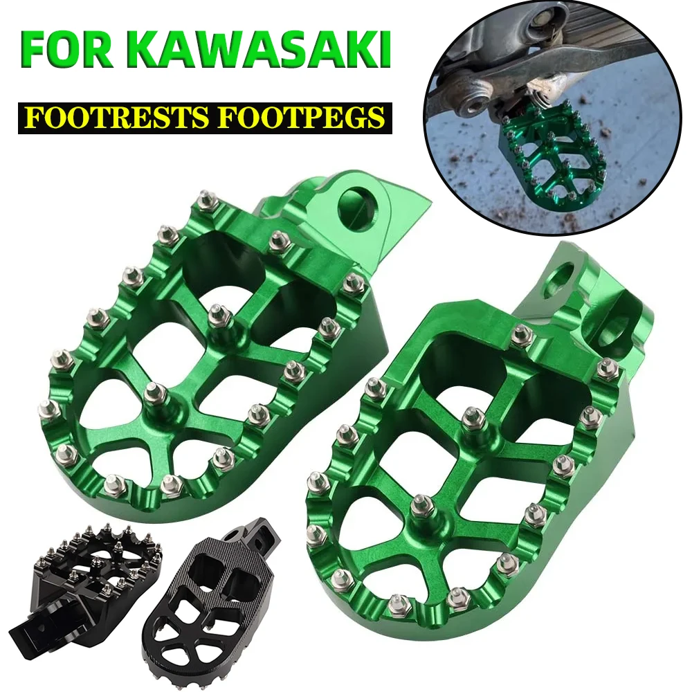 Do Kawasaki KX 65 80 85 100 112 KX65 KX80 KX85 KX100 KX112 Akcesoria motocyklowe Podnóżek Podnóżek Podnóżek Płytka pedału