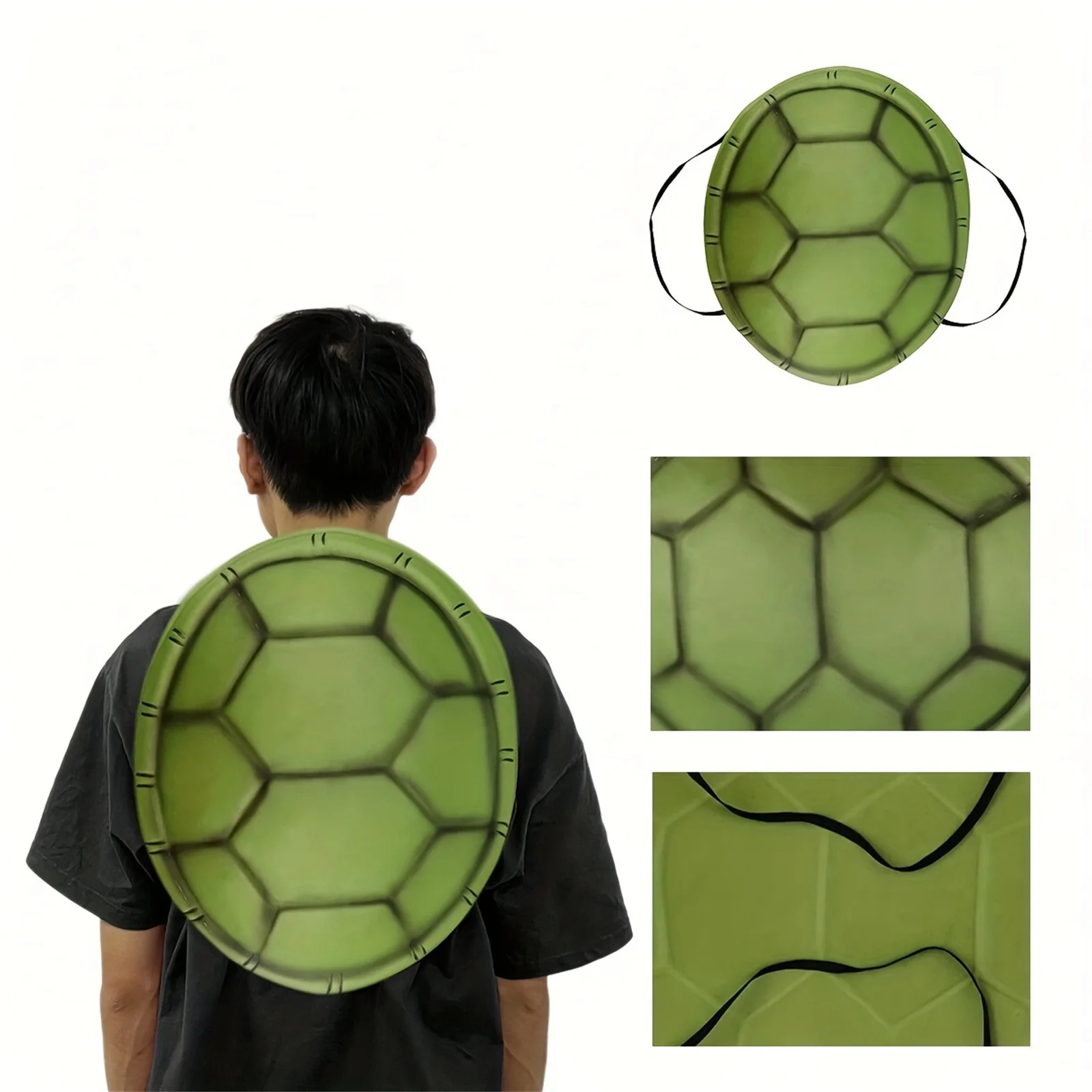

Halloween Turtle Shells Cosplay Simulation Tortoise Shells Photo Props for Role Play Party Performance Costumes