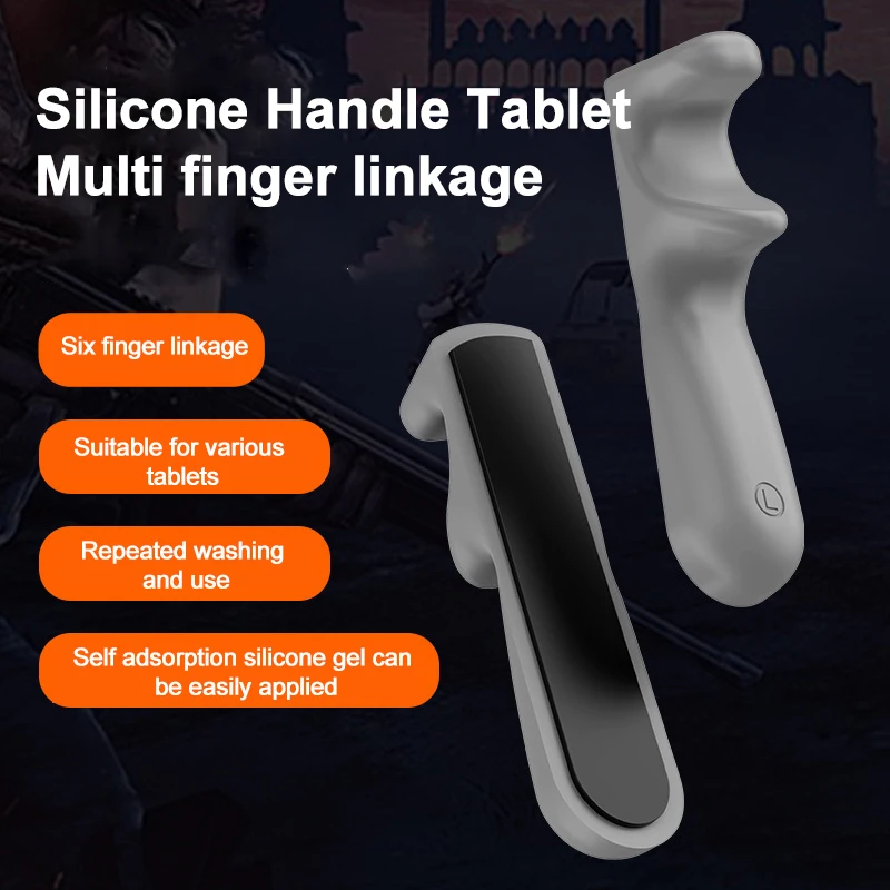 

2Pc Silicone Handle Tablet Bracket For PUBG L1R1 Gamepad Joystick Controller Grip Holder Hand Rest For Ipad Pad Tablet Universal