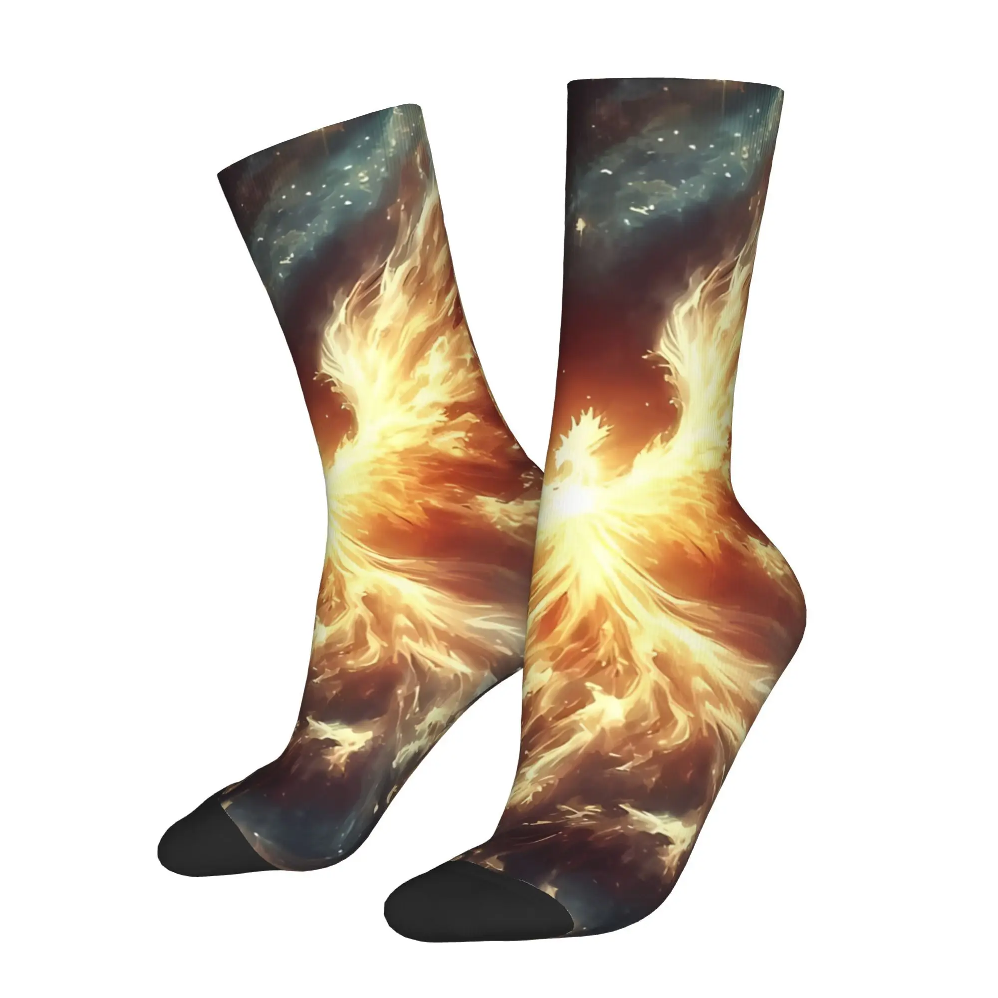 

Celestial Rebirth The Phoenix Supernova Sock Printed Man Polyester