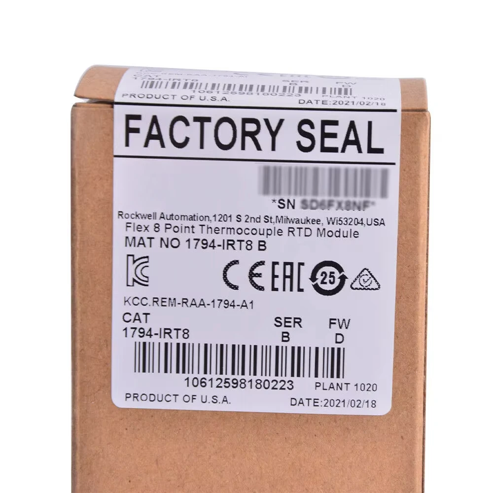 NEUES versiegeltes Flex-8-Punkt-Thermoelement RTD-Modul 1794-IRT8