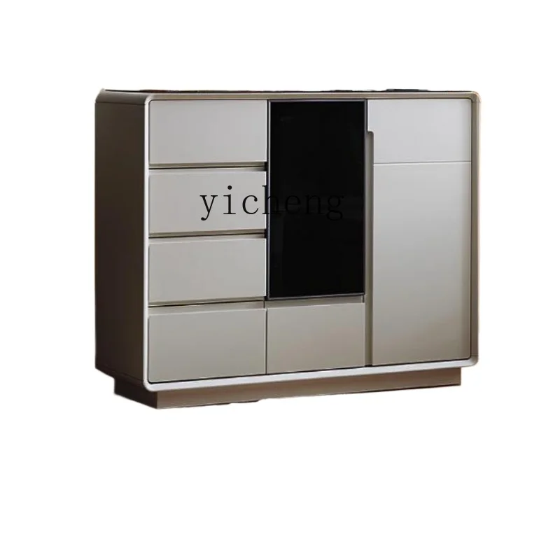 zz new tea bar cabinet household automatic with disinfection side cabinet intelligent integrated cabinet modern light luxury