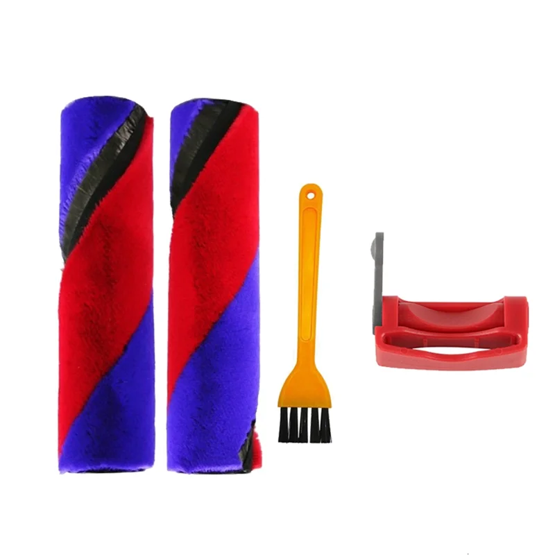 JDZD 2 pièces brosse principale + Kit de verrouillage de commutateur pour aspirateur DYSON SV21 MICRO/SV19 OMNI-GLIDE Double rouleau brosse rouleau en velours doux