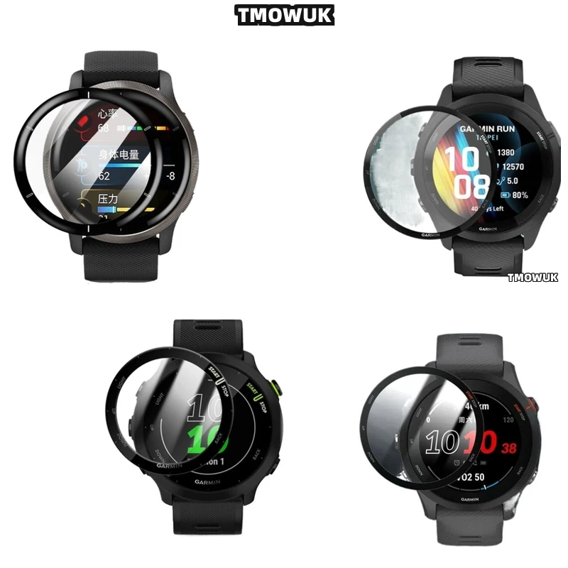 

For Garmin Forerunner 158 165 245 255 255s 265 265s Full Cover Screen Film 3D Soft Flexible Protector