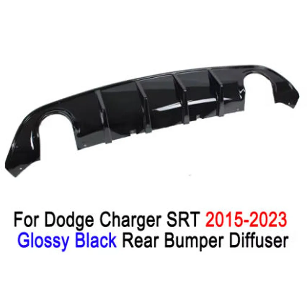 Car Rear Bumper Diffuser Splitter For Dodge Charger SRT Daytona GT R/T 2015-2023 Tuning BodyKit