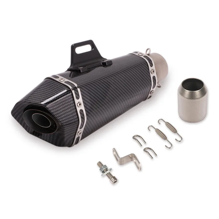 العالمي 36-51 مللي متر دراجة نارية يو العادم مع Db القاتل ملصقات الخمار ل Z900 GSXR1000 SV650 R6 R3 ZX6R ZX10 K7 MT07 #5