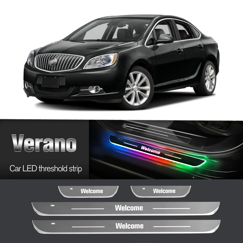 

Car Door Sill Light For Buick Verano 2012-2017 2013 2014 2015 2016 Customized Logo LED Welcome Threshold Pedal Lamp Accessories