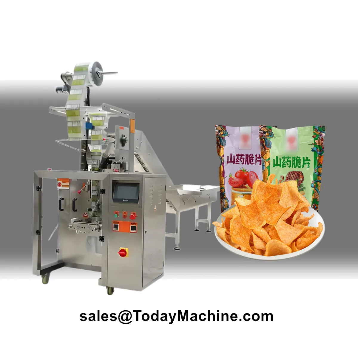 Equipo de embalaje automático de cubo de cadena de bolsa de gránulos de granos de café de anacardos de pistacho de maní