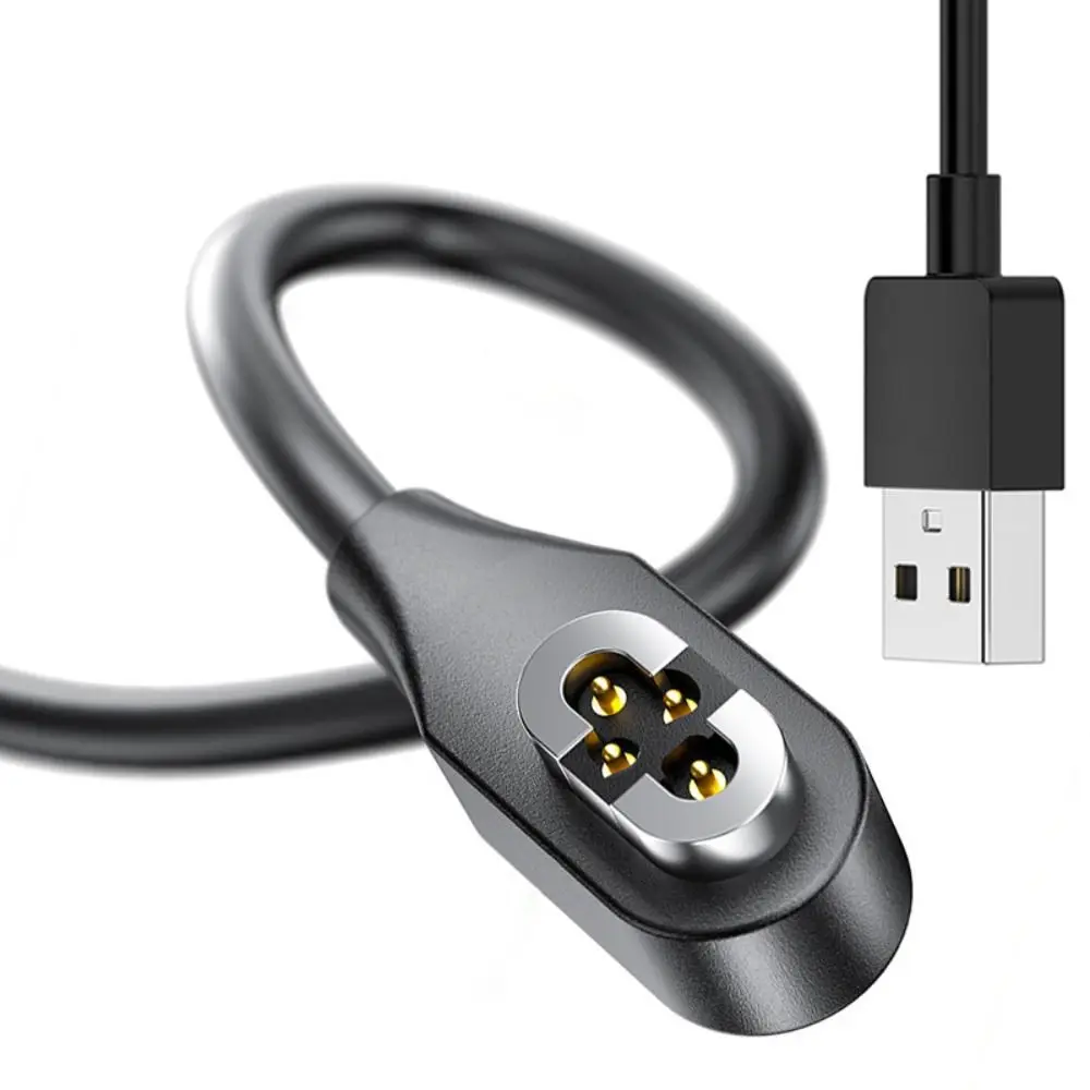 Magnetic USB Charging Cable 100cm 4 Pin Bone Conduction Headphone Charger Durable PVC Data Cable for Shokz OpenSwim Pro S710