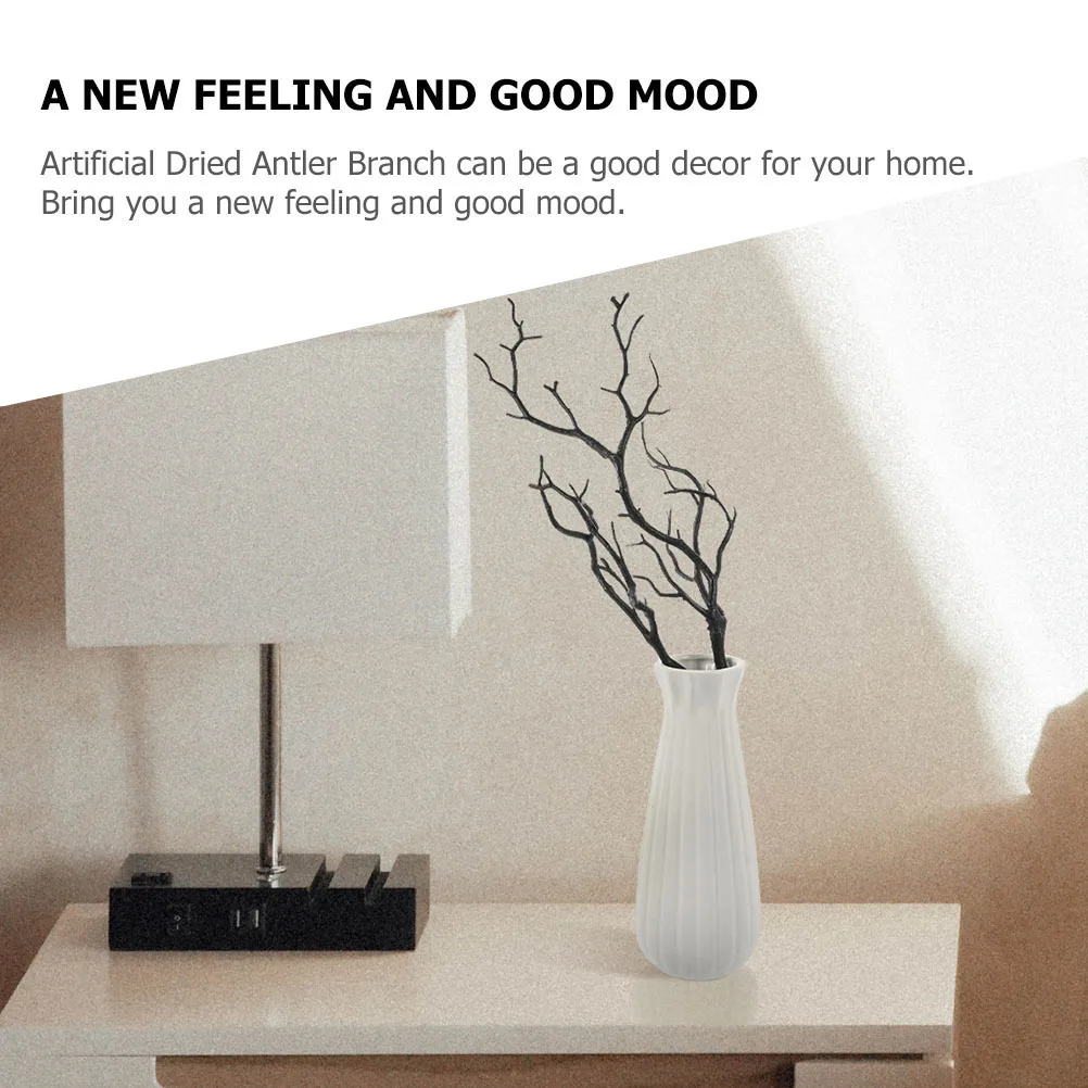 

6 Pcs Simulated Plant Antler Jewelry Indoors Outdoors Branch Fake Decoration Faux Eucalyptus