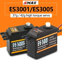 Emax ES3001 ES3005 analogowe metalowe wodoodporne serwo z przekładniami 43g serwo 13KG moment obrotowy dla RC samochód łódź samolot