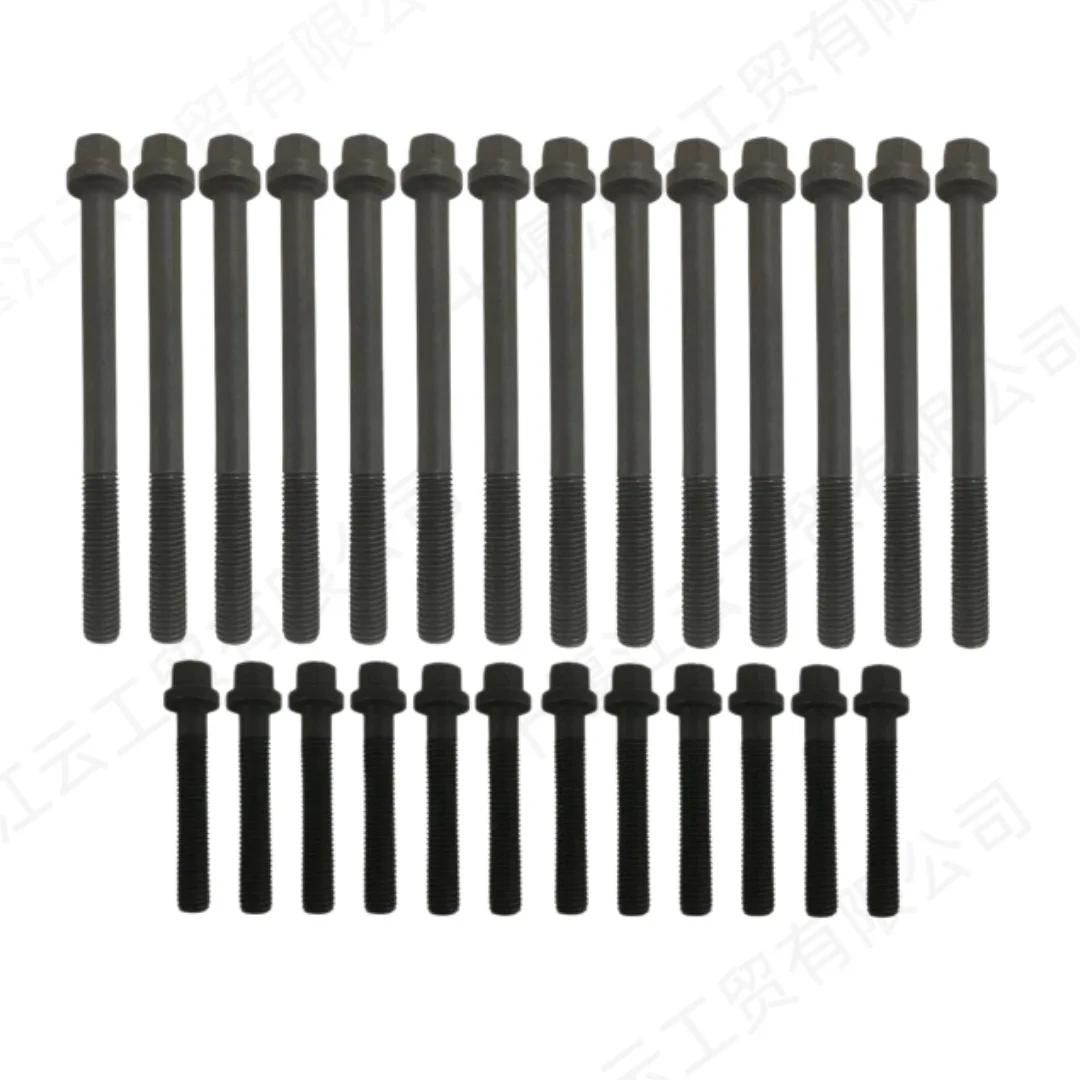 26-Piece new spot hexagonal cylinder head bolt set for Cummins 6C8.3 6CT8.3 6CTA8.3