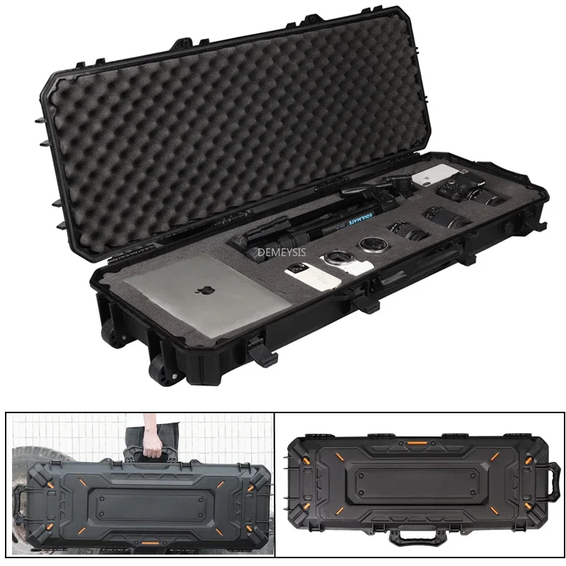 Tactical Safety Gun Bag Case Shockproof Foam Padded Storage Box Waterproof Hunting Equipment Protective Hard Shell Carry Case