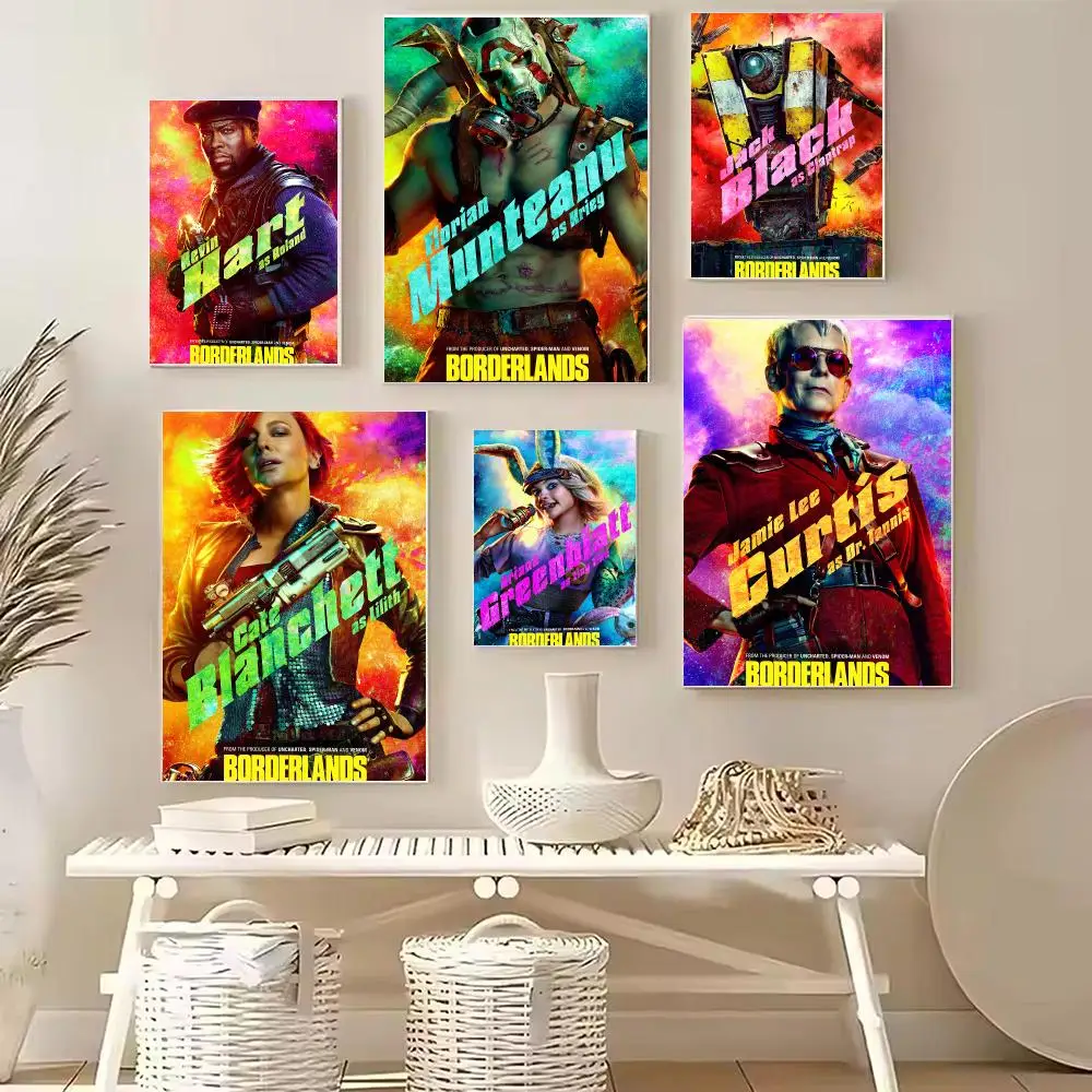 Movie B-Borderlands Poster PP Wall Decor Posters Celebrity Art Prints Aesthetic Wall Art Bedroom Office Home Gift