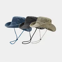 2023 Four Seasons Cotton Solid Bucket Hat Fisherman Hat Outdoor Travel Sun Cap for Men and Women 191 - Image 5