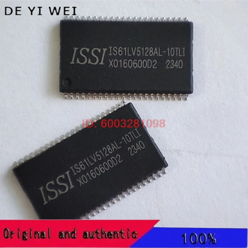 1 ~ 10 قطعة/الوحدة IS61LV5128AL-10TLI -10T IS61LV5128 TSOP-44 100% منتج جديد أصلي.
