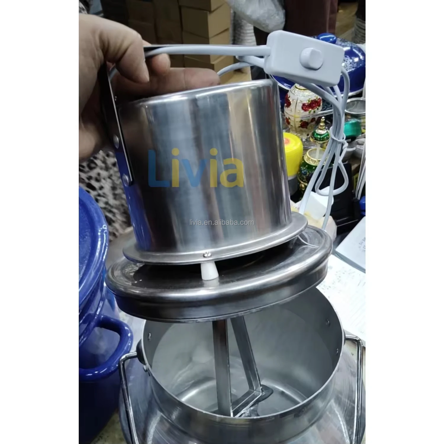 Pemisah Susu Elektrik 7L, Mesi - Milking Machine ulasan dan harga
